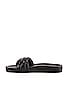 view 5 of 5 Low Key Sandal in Black Leather