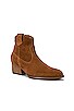 view 2 of 5 Upside Bootie in Cognac Suede