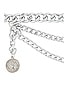view 4 of 4 Classic Layered Coin Belt in Silver