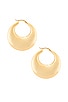 view 2 of 2 Goldmine Hoop in Gold