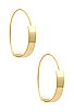 view 1 of 2 Mia Hoops in Gold
