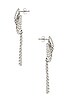 view 2 of 2 Looped Earrings in Silver