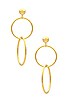 view 1 of 2 Talita Earrings in Gold