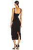 view 3 of 3 Simone Fitted Cut Out Midi Dress in Black