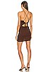 Calypso Crochet Open Back Mini Dress, view 3 of 3, click to view large image.