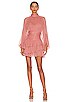 view 1 of 4 Olympia Long Sleeve Ruched Mini Dress in Antique Rose