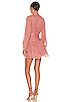 view 4 of 4 Olympia Long Sleeve Ruched Mini Dress in Antique Rose