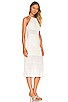 Calypso Crochet Open Back Midi Dress, view 2 of 3, click to view large image.