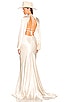 La Lune Balloon Sleeve Open Back Maxi Dress, view 1 of 4, click to view large image.