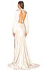 La Lune Balloon Sleeve Open Back Maxi Dress, view 4 of 4, click to view large image.