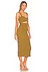 view 2 of 3 Simone Midi Dress in Cumin