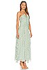 view 2 of 3 Aurore Ruched Frill Maxi Dress in Thyme Multi
