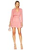 view 1 of 3 Lauren Button Up Ruched Mini Dress in Blush