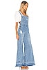 view 2 of 3 San Fran Overalls in Carolina Blue