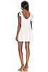 view 3 of 3 Emme Tie Dress in White Linen