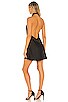 view 3 of 3 Jasmine Halter Mini Dress in Black