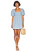 Show Me Your Mumu Smitten Babydoll Dress in Sky Blue | REVOLVE