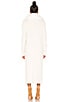 view 3 of 3 Lombardi Faux Fur Long Cardigan in Snowy White