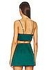 view 3 of 4 CLURB 탑 in Emerald Beading