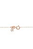 view 3 of 3 Love Necklace with Diamond Bezel in Rose Gold