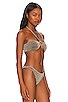 view 2 of 5 Dango Bikini Top in Disco Lurex