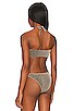 view 3 of 5 Dango Bikini Top in Disco Lurex