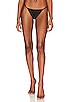 view 3 of 6 GISELLA G-STRING WITH RED HEART EMBROIDERY 3 팩 in Black, Macadamia, & White