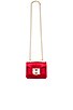 view 5 of 5 Gaia Velvet Crossbody in Hot Pink