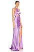view 2 of 3 Salome Gown in Purple