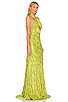 view 2 of 3 Liv Gown in Lime Green