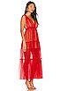 view 2 of 4 Chloe Tulle Dress in Red