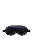 view 2 of 3 Pure Silk Lovely Lashes Contour Sleep Mask in Black