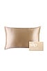 view 1 of 3 Queen/Standard Pure Silk Pillowcase in Caramel