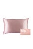 view 1 of 3 Queen/Standard Pure Silk Pillowcase in Pink