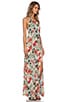 Bella Floral Split Maxi Dress, view 2 of 3, click to view large image.