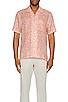 view 3 of 3 The Cabana Shirt in Abstract Floral Pink