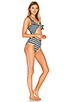 view 2 of 3 The Laura One Piece in Black Gingham