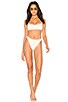 view 4 of 4 The Elsa Bikini Bottom in Cream