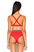 view 3 of 4 The Josephine Bikini Top in Red