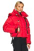 view 3 of 6 Willow Short Puffer in Red