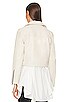view 4 of 5 Vyner Leather Biker in White