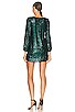 view 3 of 4 Delorean Dress in Teal