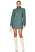 view 1 of 3 Abbie Mini Dress in Foliage Green