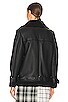 view 4 of 5 Quinn Vegan Leather Jacket in Black