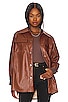 view 1 of 5 Faux Good Measure Shacket in Cognac