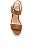 view 4 of 5 Santorini Sandal in Cognac Leather