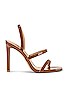 view 1 of 5 Gracey Heel Sandal in Cognac Patent