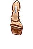 view 4 of 5 Gracey Heel Sandal in Cognac Patent