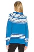 Handknit Oversized Nordic Sweater, view 3, click to view large image.