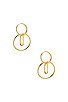 view 2 of 9 INFINITY 귀걸이 in Gold